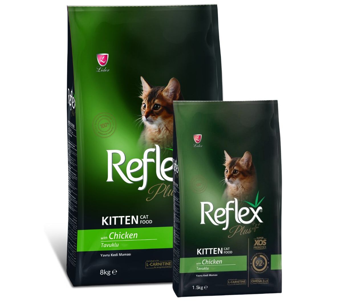 Sản phẩm thức ăn hạt cao cấp Reflex Plus Kitten cho mèo con được sản xuất và nhập khẩu từ Thổ Nhĩ Kỳ. dành riêng cho mèo con từ 2 đến 12 tháng tuổi.