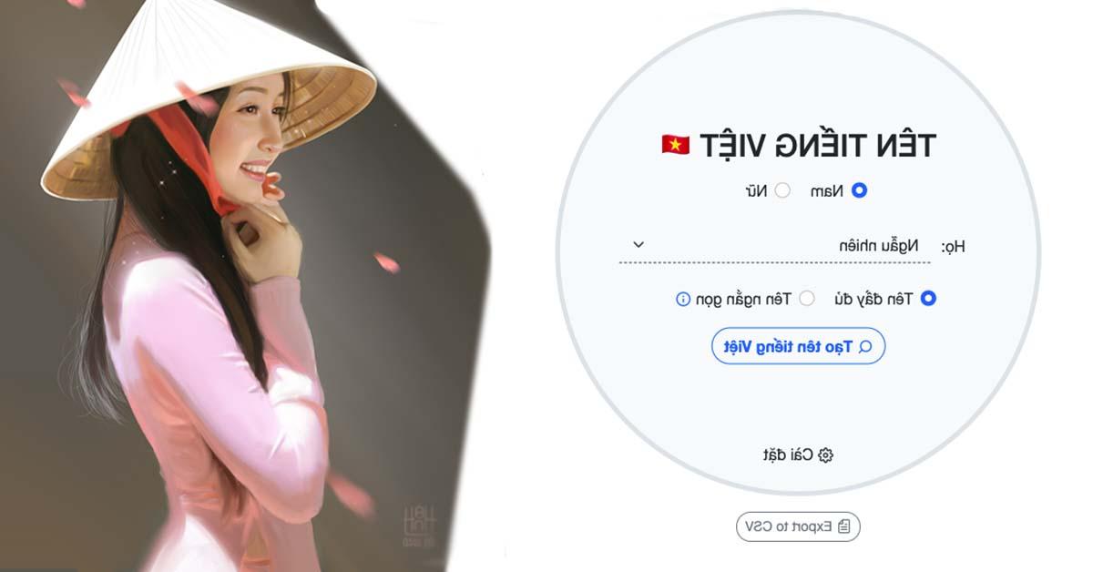 Random tên tiếng Việt - Tên Việt Nam ngẫu nhiên 2023*