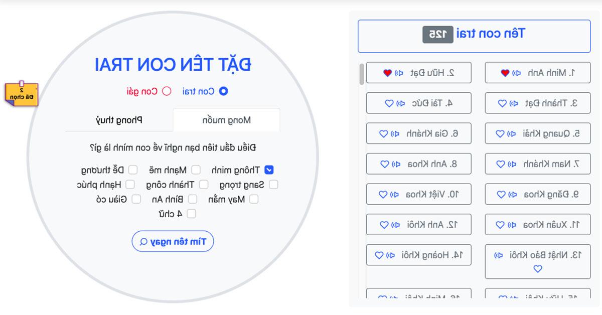 Đặt tên con trai năm 2023: thông minh, mạnh mẽ, thành công